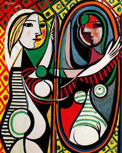 Girl In Front Of Mirror Jeune Fille Devant Un Miroir